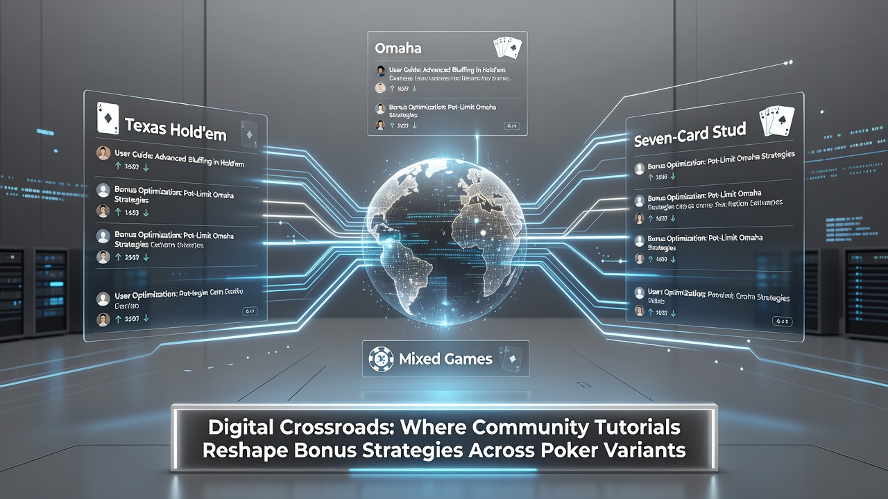 Vergleich von Bonusstrategien in verschiedenen Poker-Varianten durch Community-Tutorials