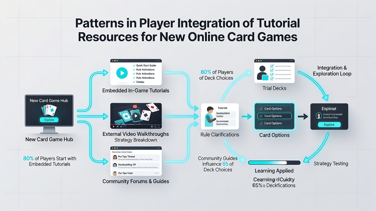 Analyse von Nutzungsmustern bei Online-Kartenspiel-Tutorials in Community-Umgebungen