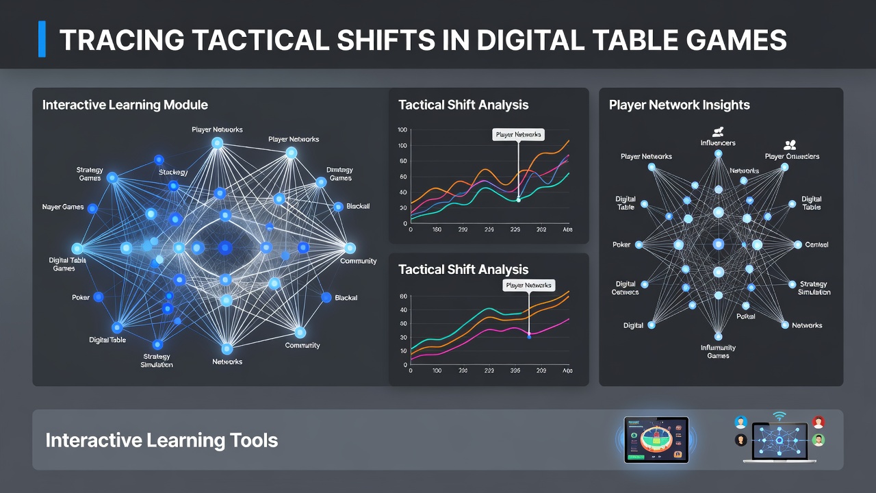 Analyse von taktischen Verschiebungen durch Player Networks in digitalen Kartenspielen